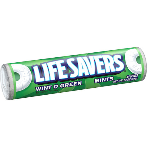 LifeSavers Wint O Green Mint, 0.84 Ounces, 20 Per Box, 15 Per Case